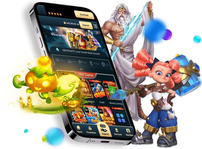 Máy slot cổ điển với biểu tượng hoa quả