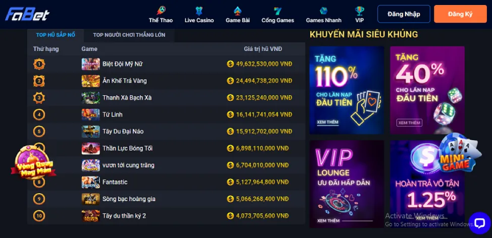 Hình ảnh jackpot lũy tiến với số tiền lớn